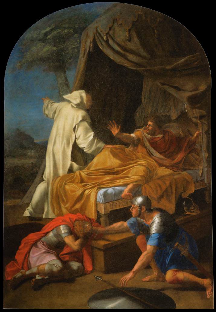 Apparition de saint Bruno au comte Roger - Eustache Le Sueur - Alpha Reproduction