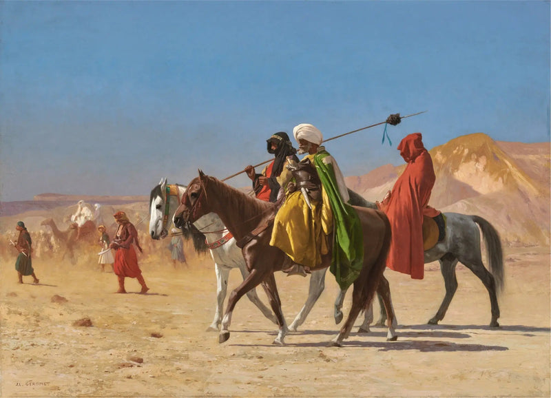 العرب يعبرون الصحراء - جان-ليون جيروم