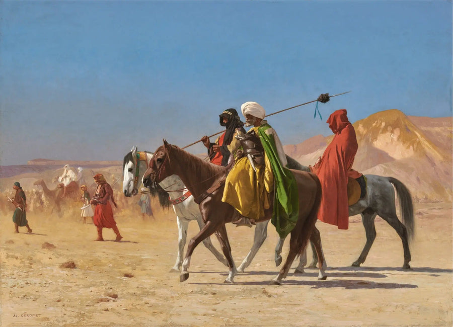 العرب يعبرون الصحراء - جان-ليون جيروم