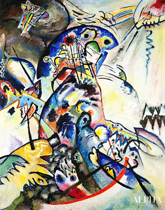 Arche bleue de la crête - Vassily Kandinsky - Reproductions de tableaux et peintures haut de gamme