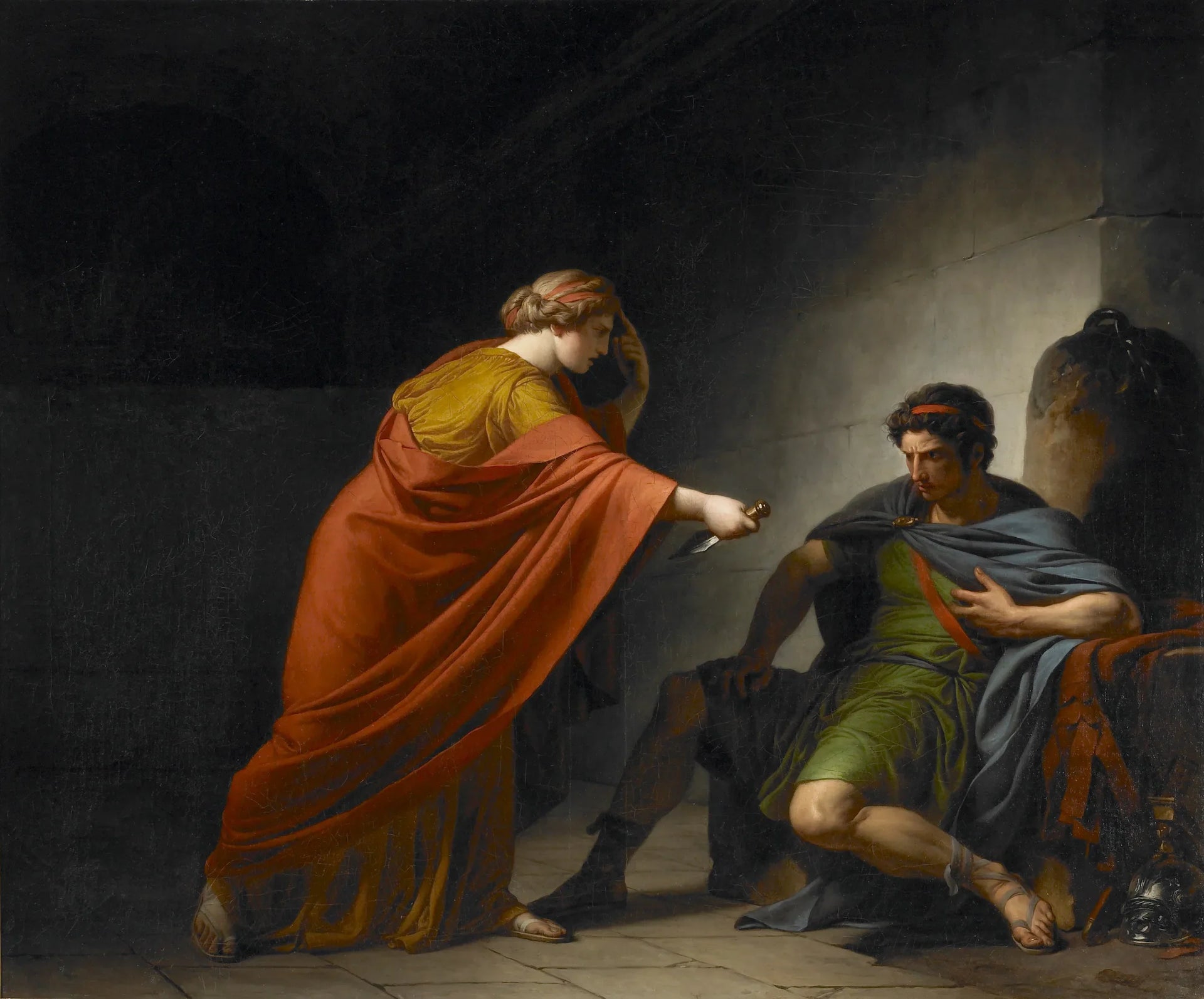 Arria et Paetus - François-André Vincent image 1 tableau peint à l’huile sur toile