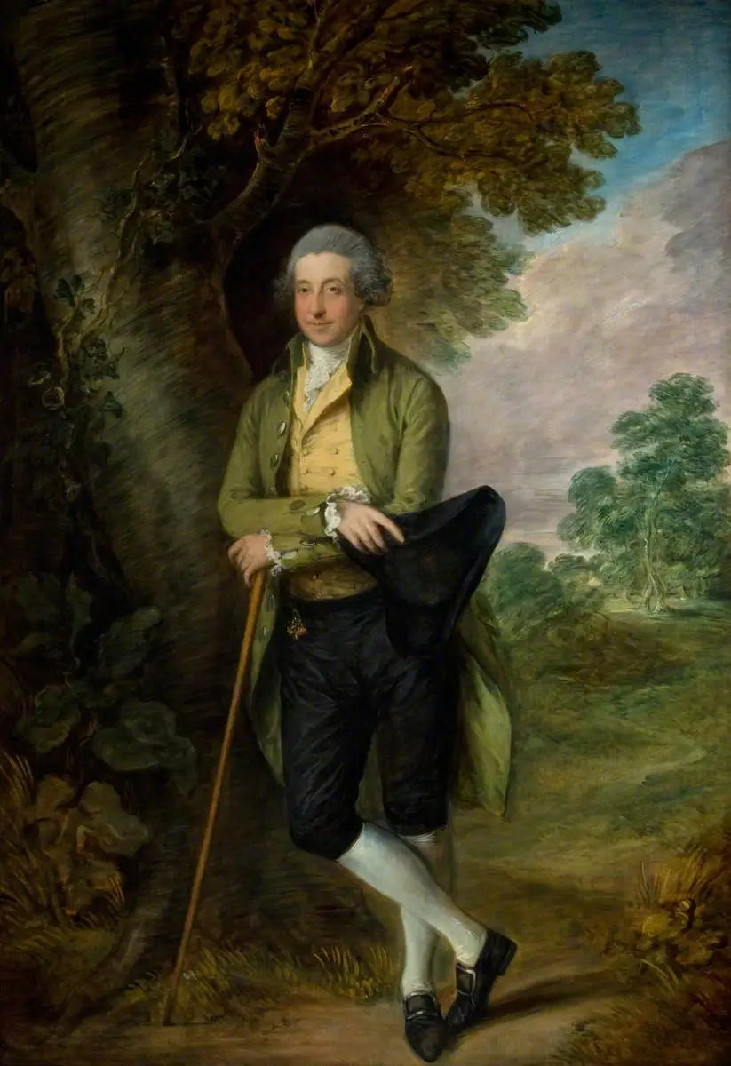 Arthur Chichester (1739–1799), 1er marquis de Donegall - Thomas Gainsborough image 1 copie peinte à la main à l’huile