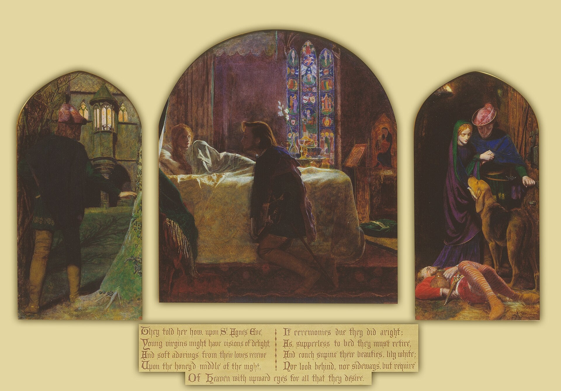 The Eve of St Agnes - Arthur Hughes