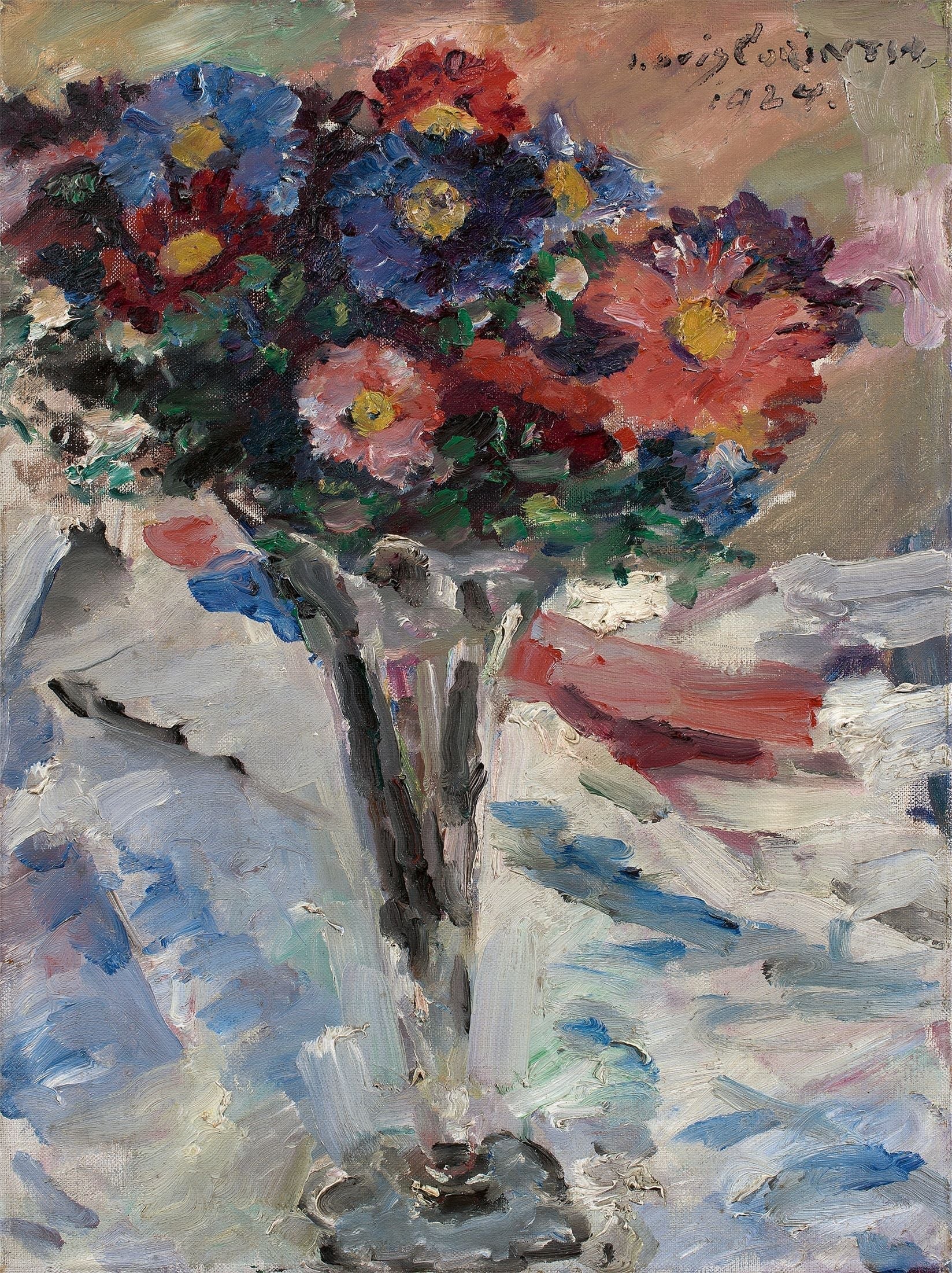 Astern im Kelchglas - Lovis Corinth