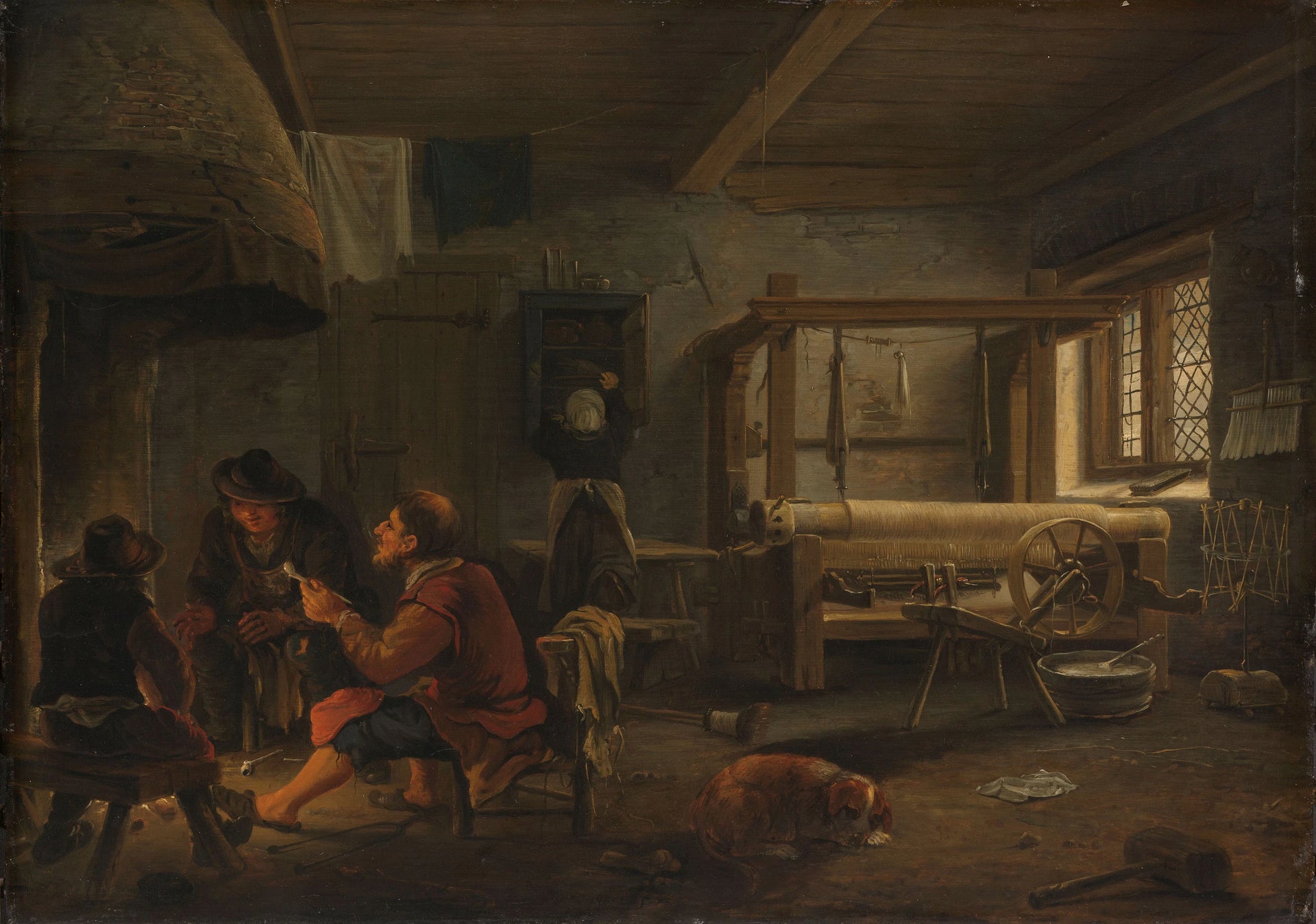 L'atelier du tisserand - Johannes Dircksz van Oudenrogge