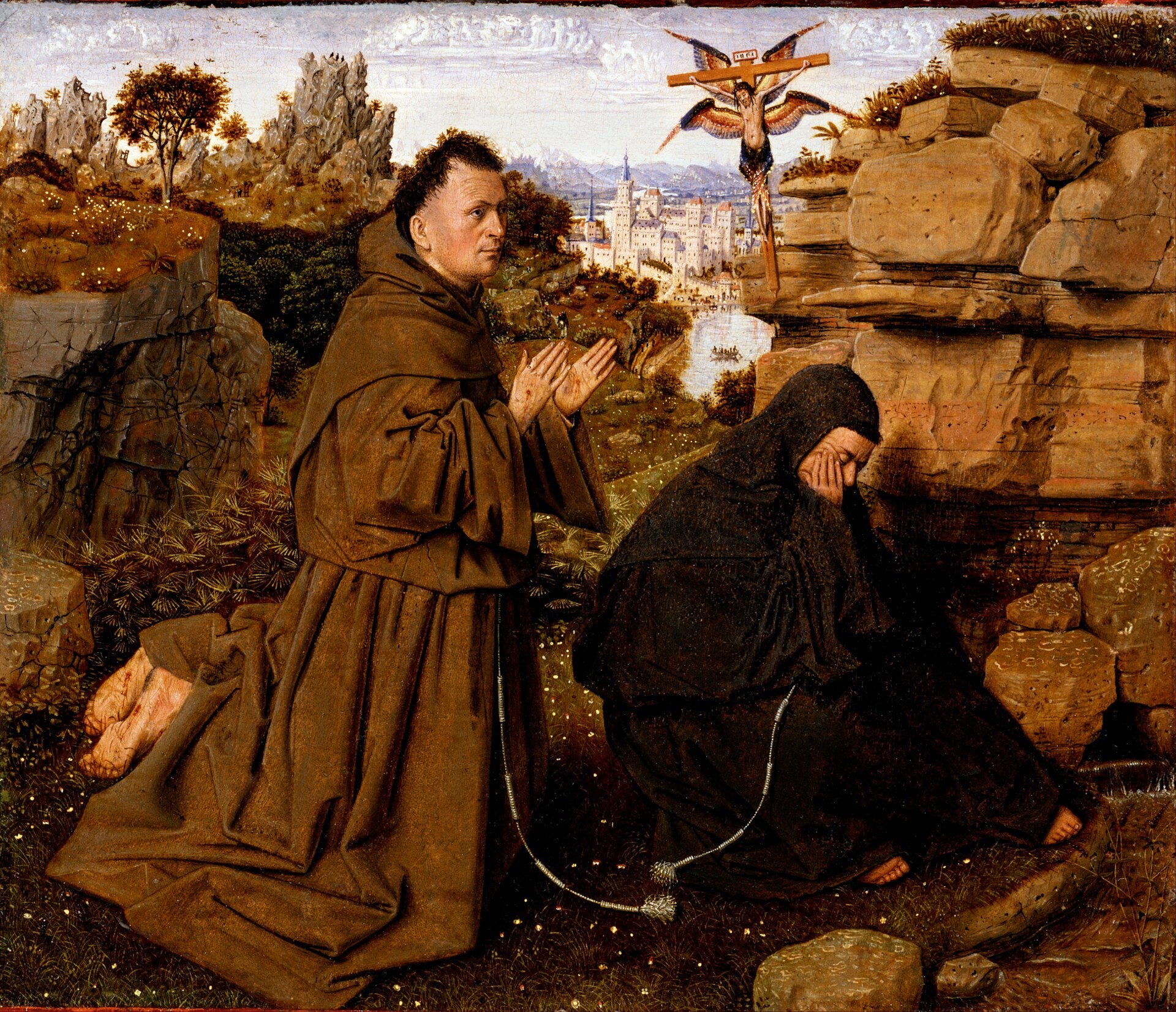 Saint François recevant les stigmates - Jan van Eyck