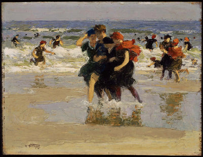 Au bord de la mer - Edward Henry Potthast - Alpha Reproduction