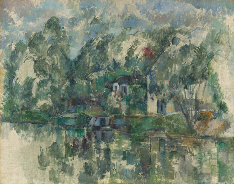Au bord de l'eau - Paul Cezanne