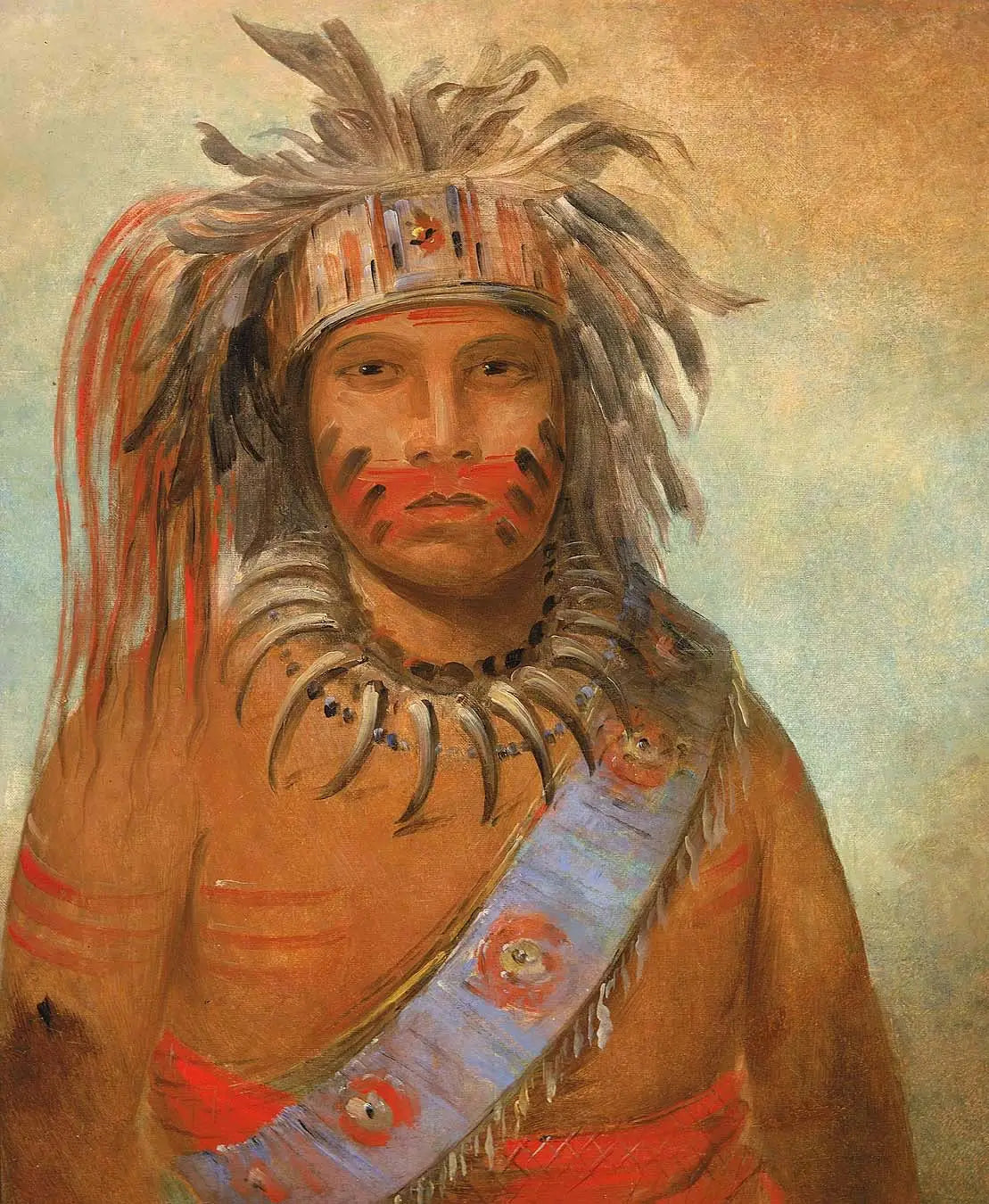 Au-nim-muck-kwa-um oiseau de la tempête - George Catlin - Alpha Reproduction