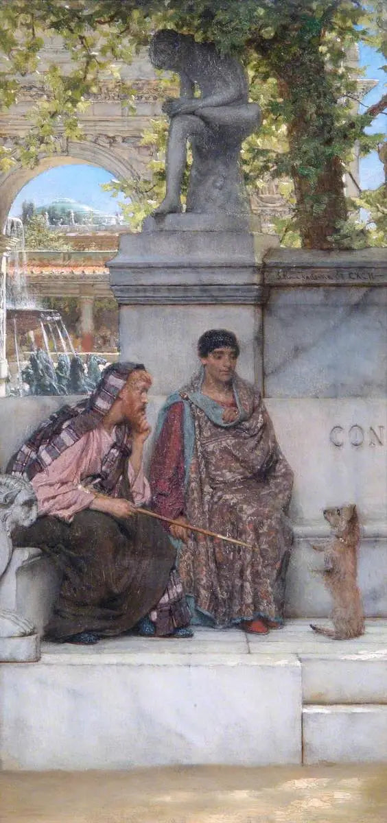 Au temps de Constantin - Lawrence Alma-Tadema - Alpha Reproduction