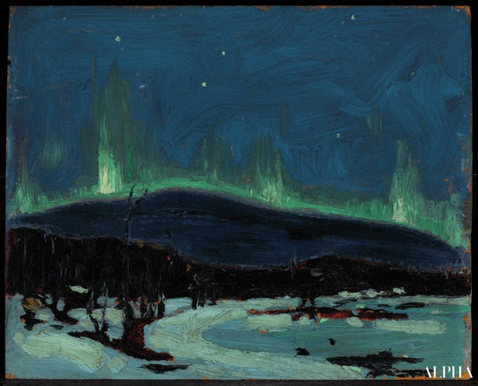 Aurores boréales - Tom Thomson - Reproductions de tableaux et peintures haut de gamme