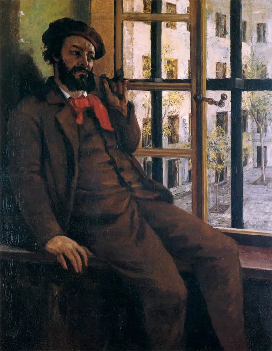 بورتريه ذاتي في سانت-بيلاج - غوستاف كوربيه