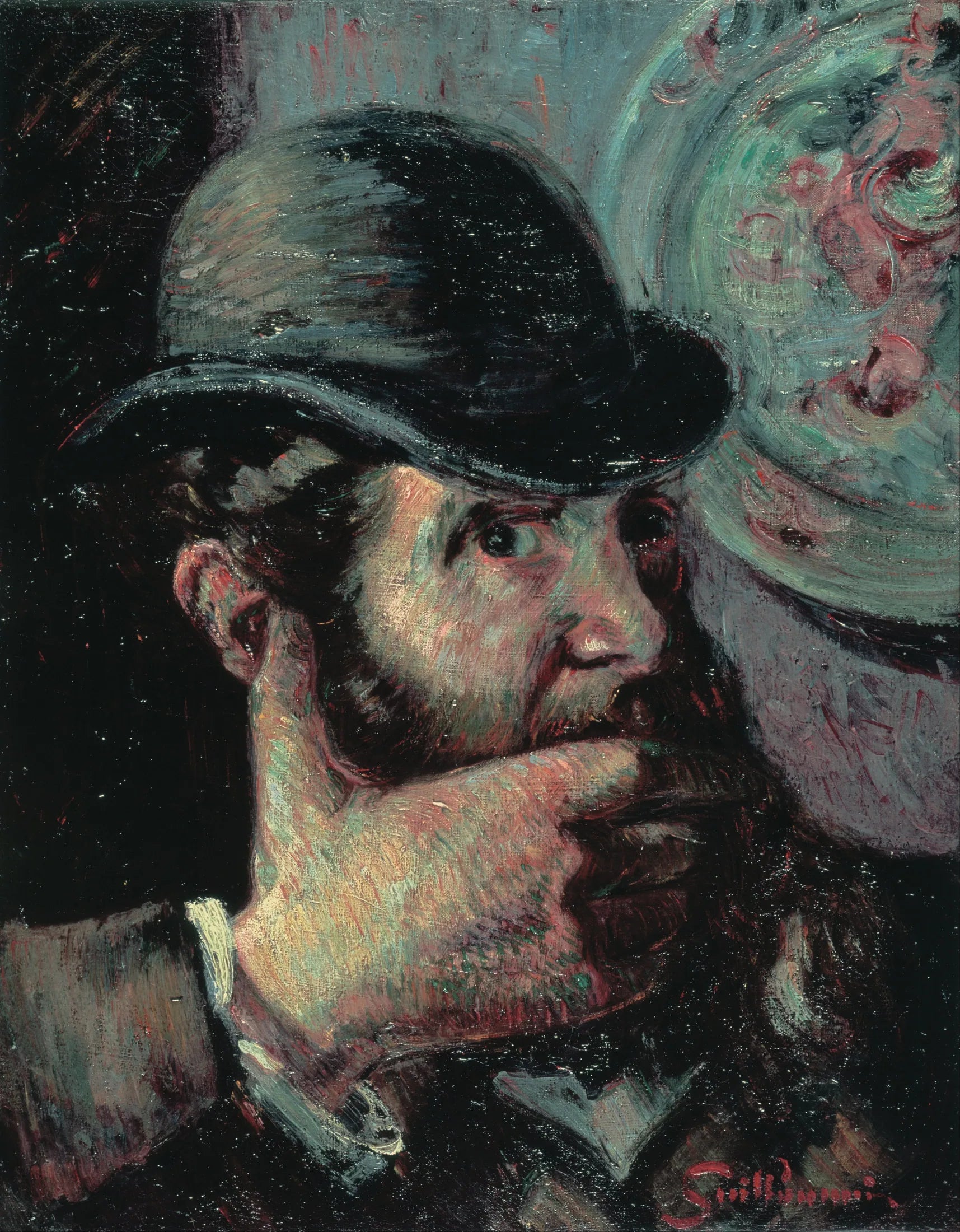 Autoportrait - Armand Guillaumin image 1 copie de tableau peinte à la main
