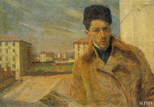 Autoportrait d'Umberto Boccioni - Reproductions de tableaux et peintures haut de gamme