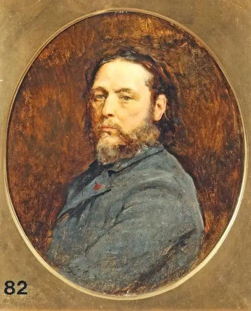 Autoportrait - Jules Breton image 1 reproduction artisanale de tableau