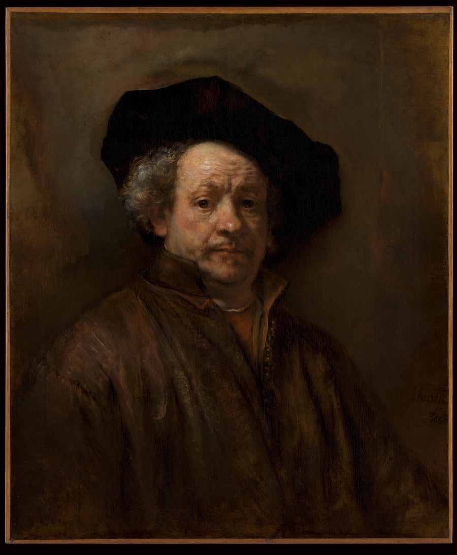 Autoportrait — Rembrandt, 1660, Metropolitan Museum of Art