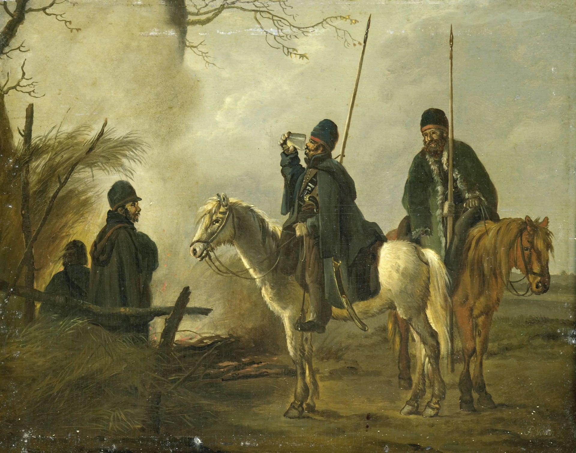 Avant-poste cosaque en 1813 - Pieter Gerardus van Os