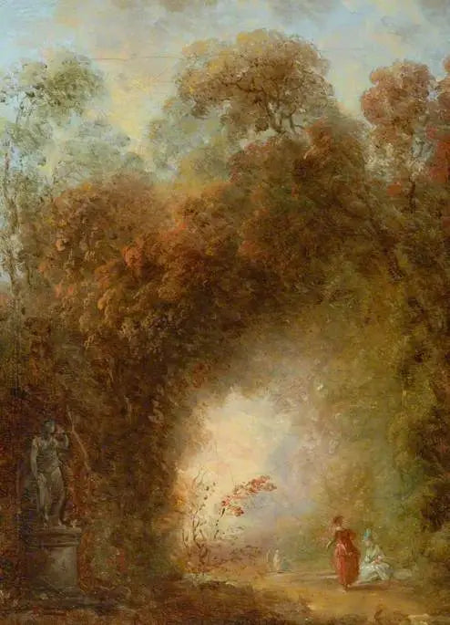 Avenue aux figures - Jean-Honoré Fragonard - Alpha Reproduction