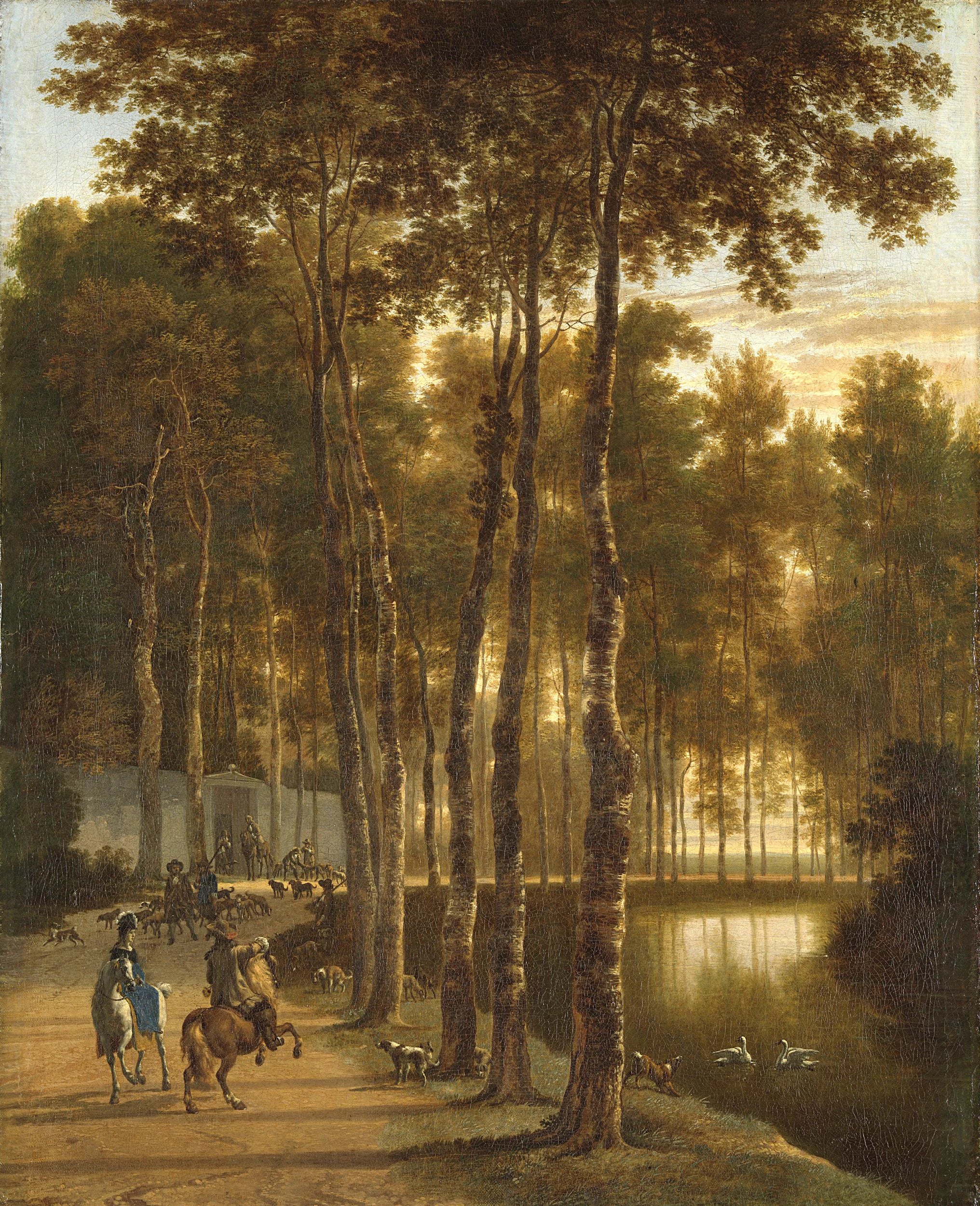 L'avenue des bouleaux - Jan Hackaert