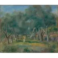 Avenue des Oliviers - Pierre-Auguste Renoir image 1 copie de tableau peinte à la main