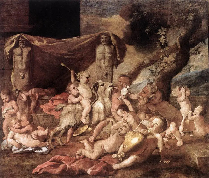 Bacchanale الأطفال - نيكولاس بوسان