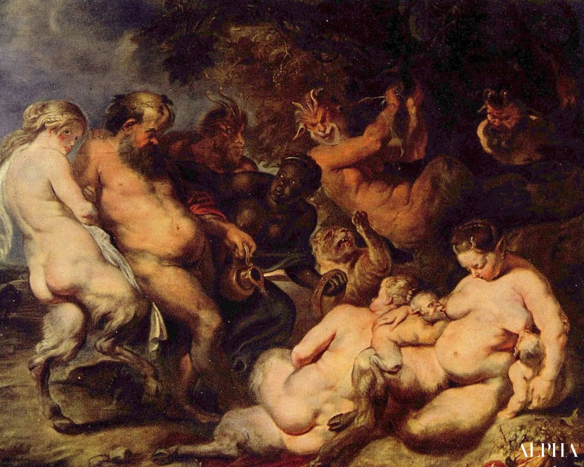 Bacchanalia - Peter Paul Rubens - Reproductions de tableaux et peintures haut de gamme