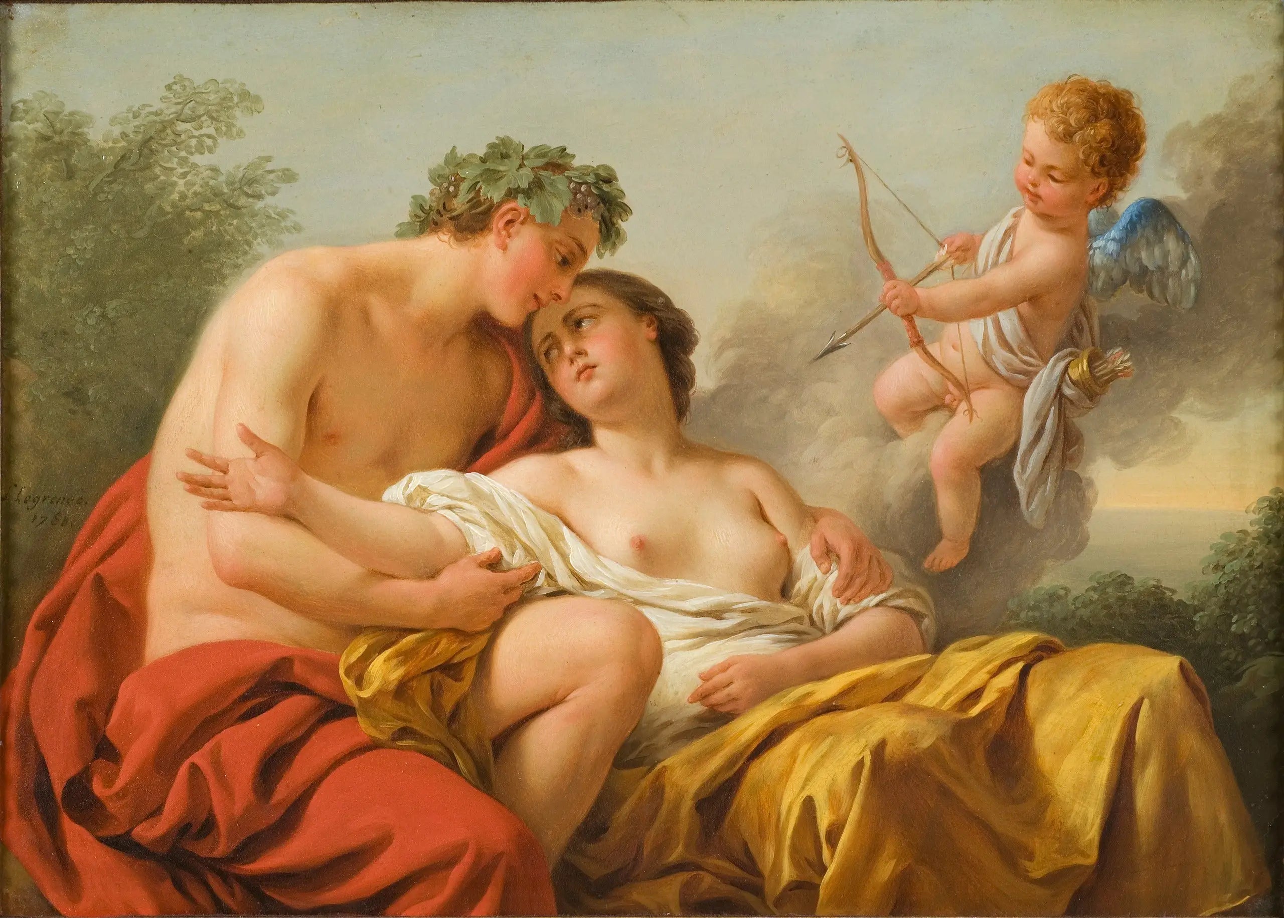 Bacchus et Ariane - Louis Jean François Lagrenée - Alpha Reproduction