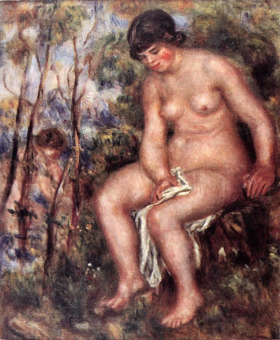 Baigneuse ou Nu peint par Pierre-Auguste Renoir en 1910