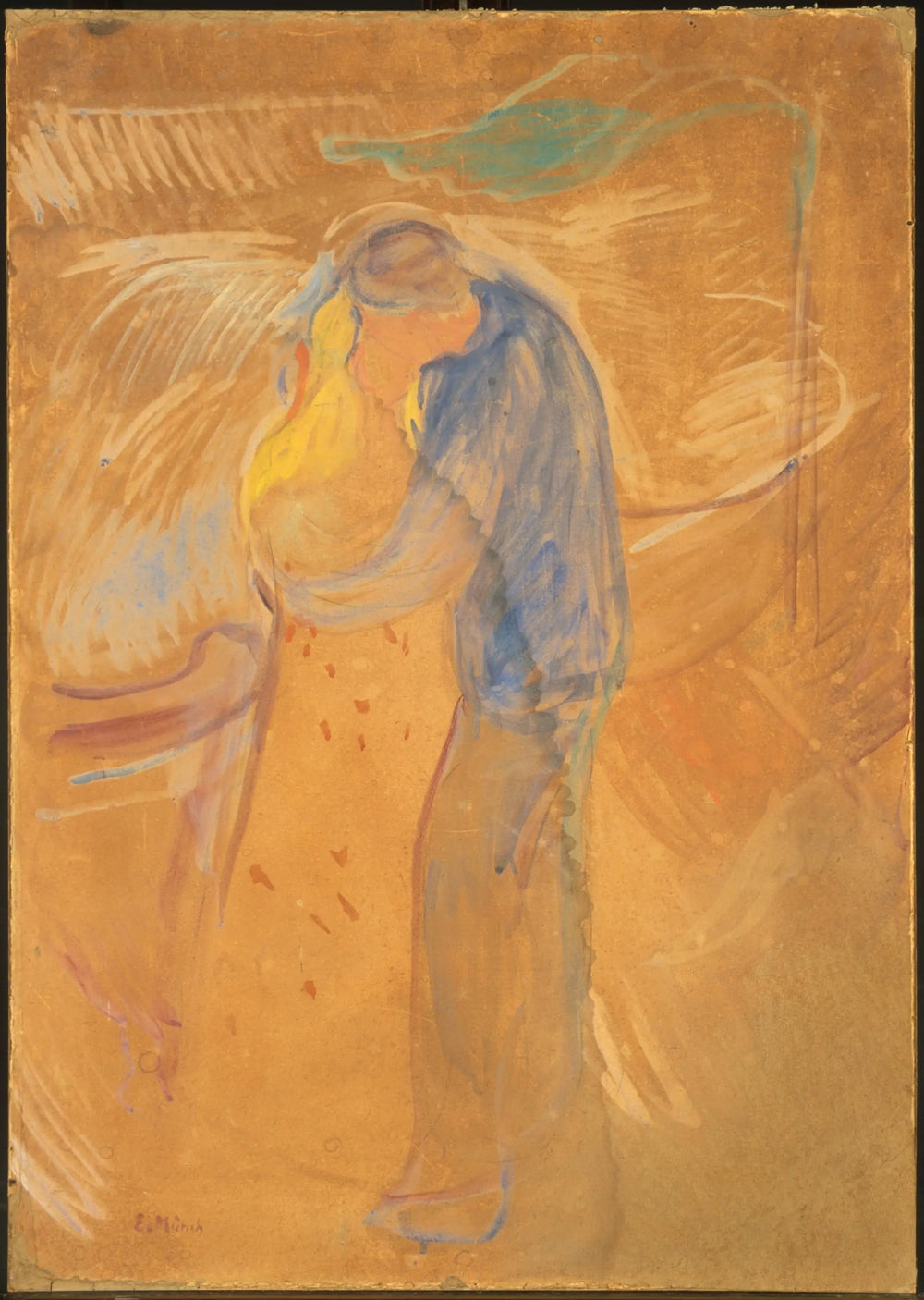 Reproduction du tableau « Baiser - Edvard Munch » par Alpha Reproduction en peinture à l’huile