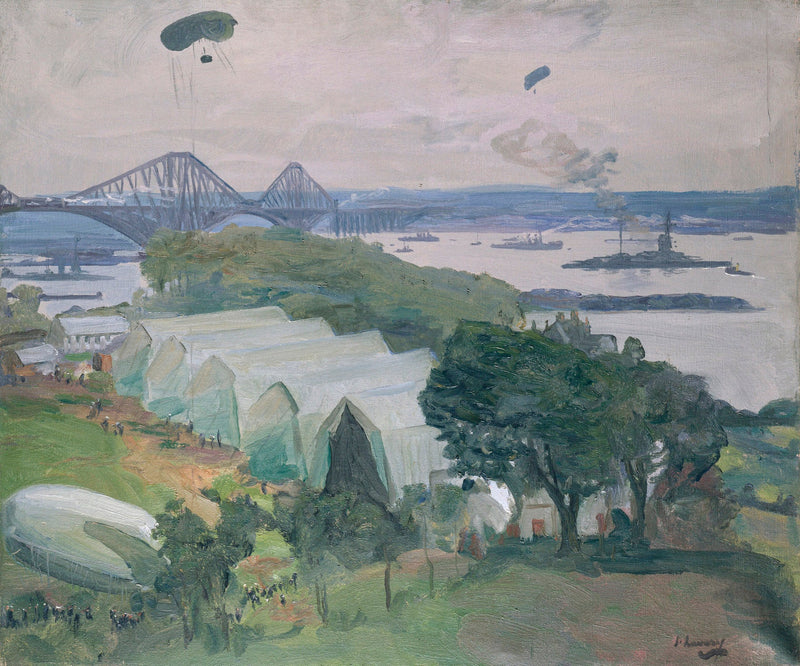 Base aérienne de North Queensferry, 1917 - John Lavery