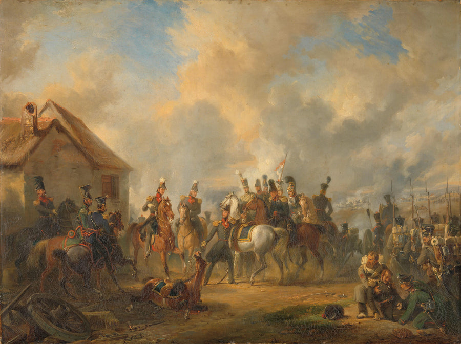 La bataille de Bautersem, pendant la campagne des dix jours - Nicolaas Pieneman