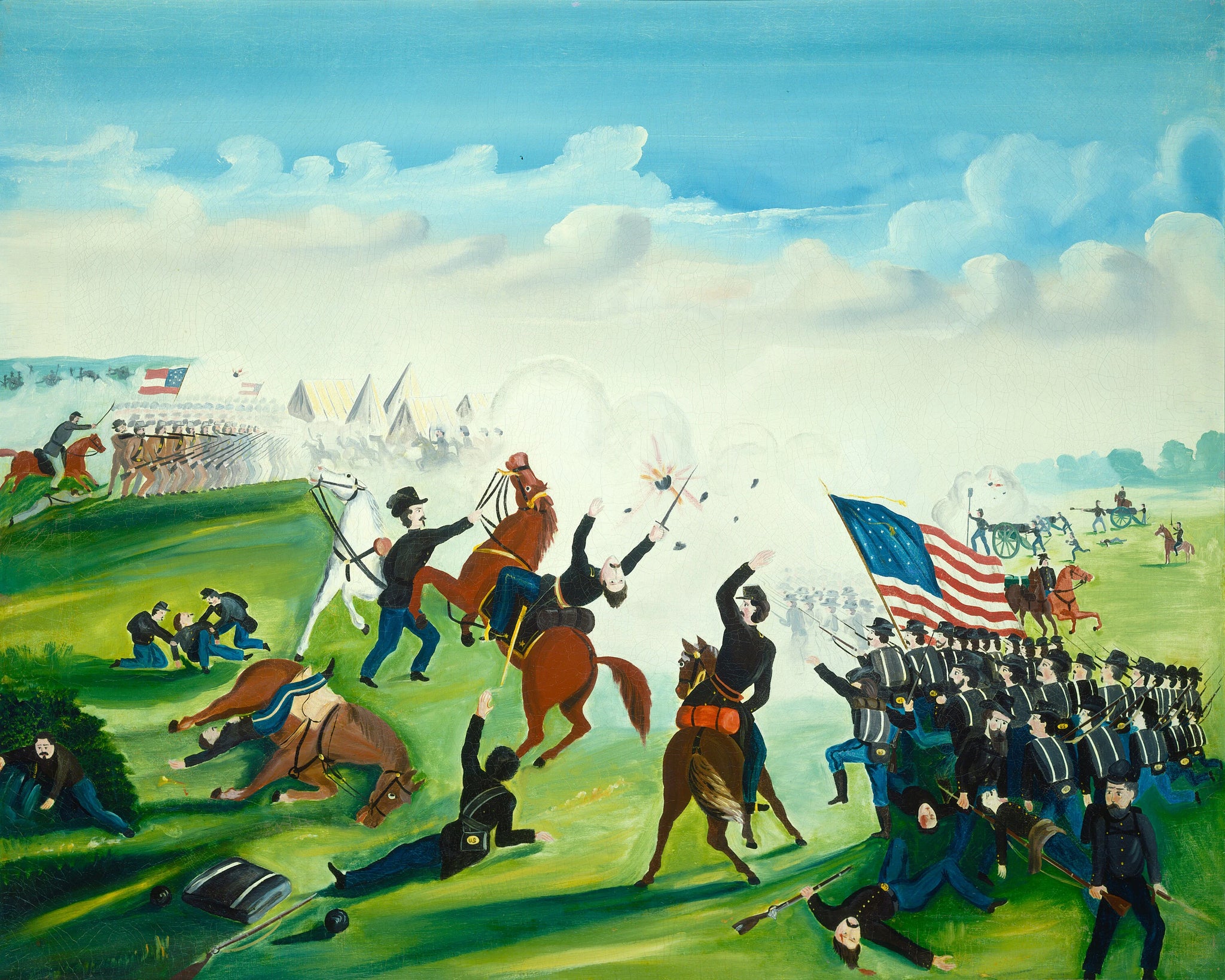 Bataille de la guerre civile - American 19th Century