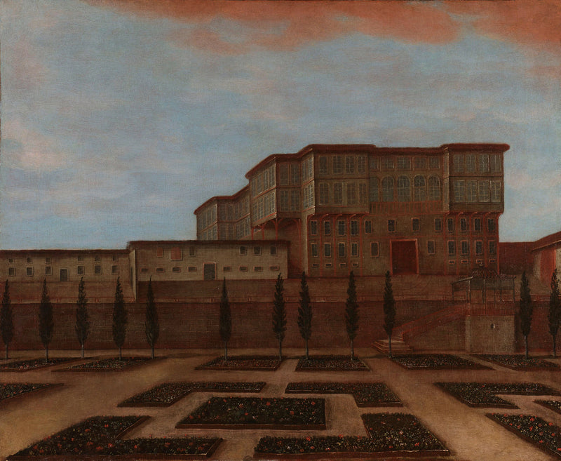 Un bâtiment d'ambassade à Pera - Jean-Baptiste van Mour