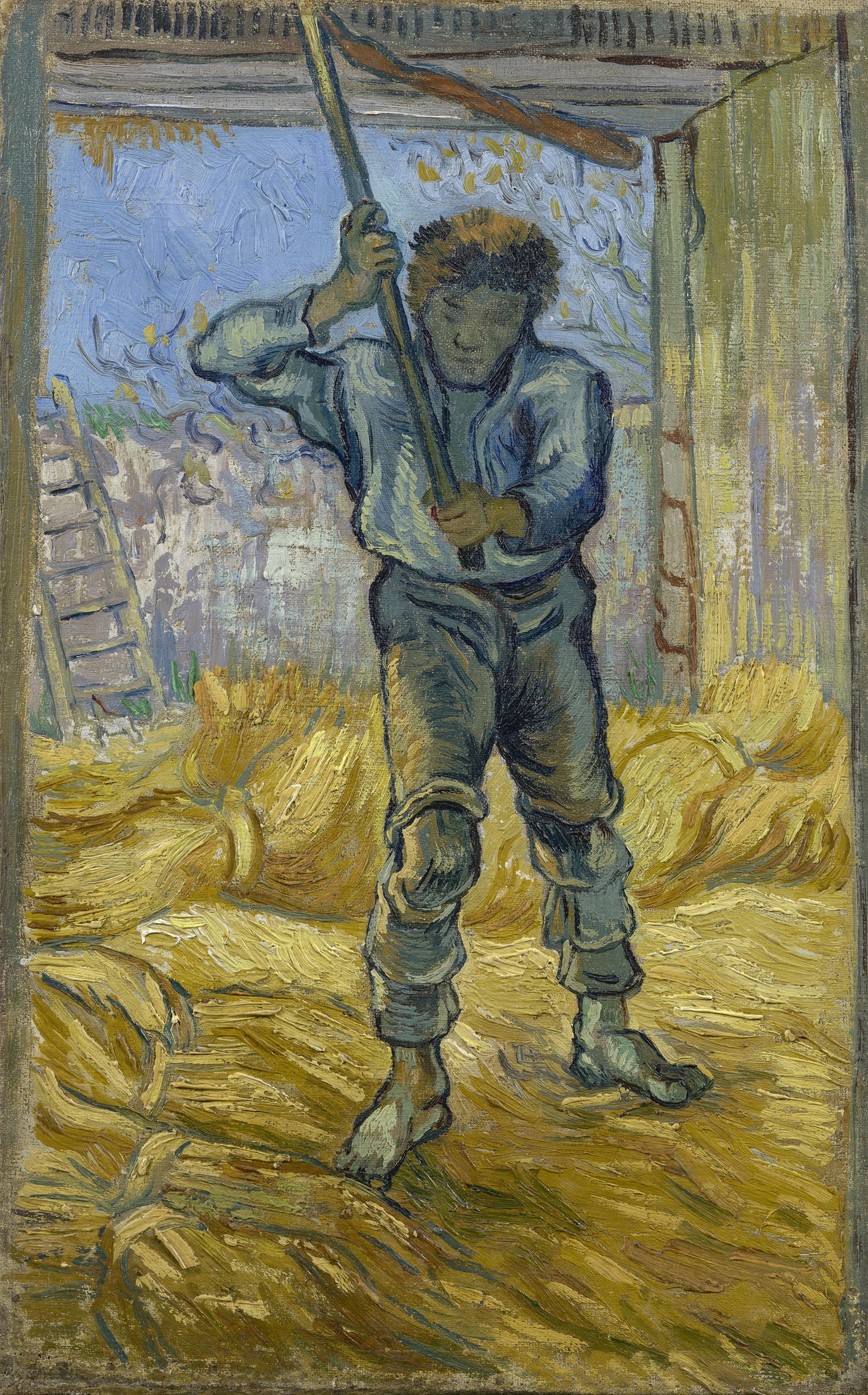 Le Batteur d’après Millet F692 de Vincent van Gogh, Van Gogh Museum