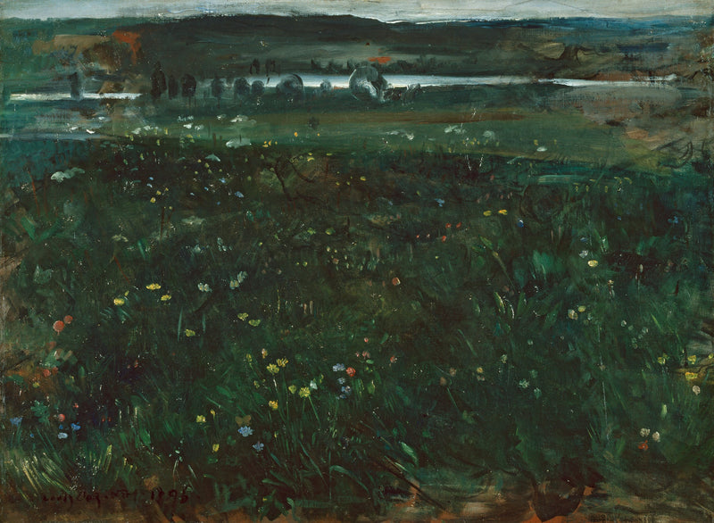Bei Unterschäftlarn an der Isar - Lovis Corinth