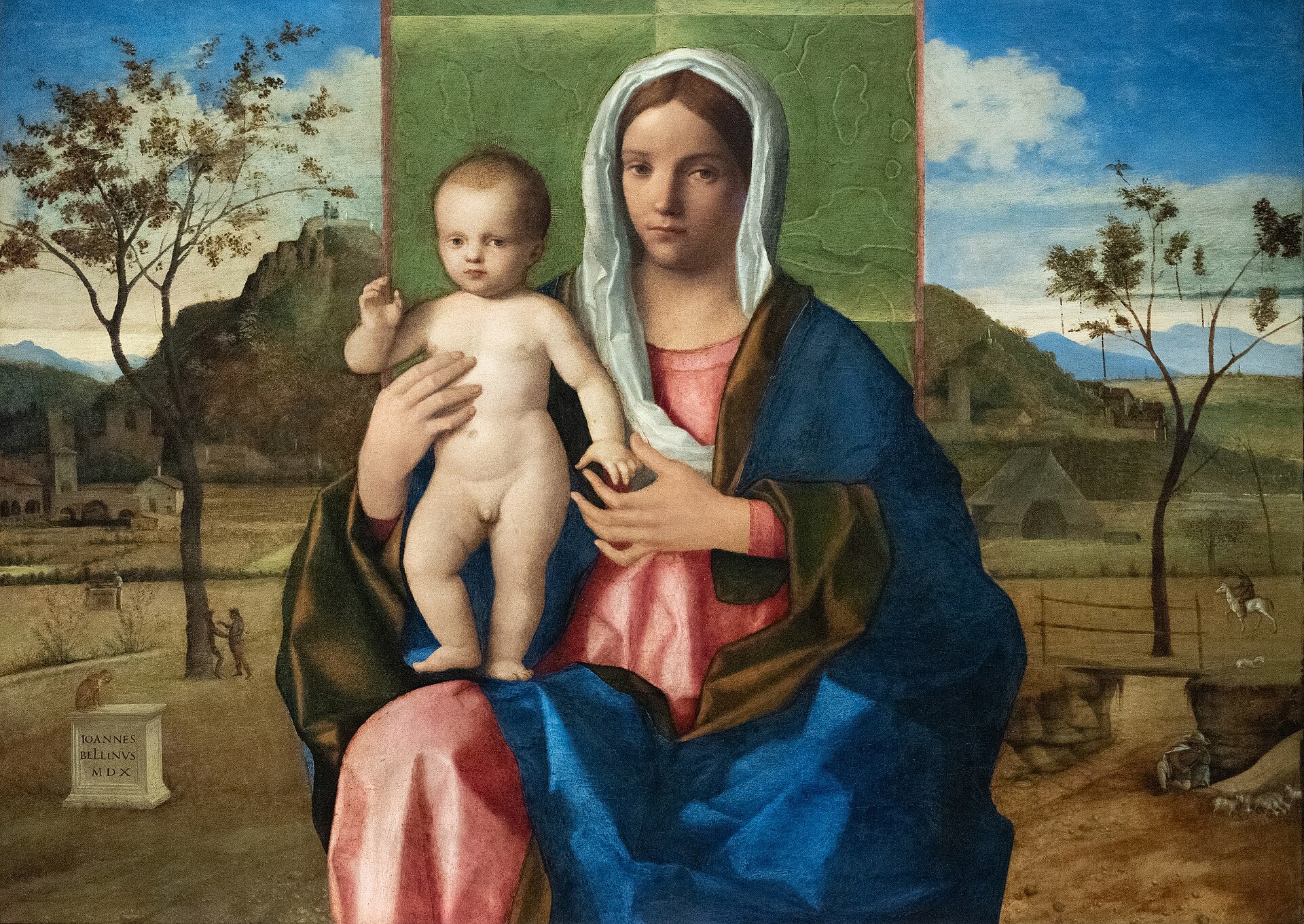 La Vierge à l’Enfant, dite Madone du pré - Giovanni Bellini