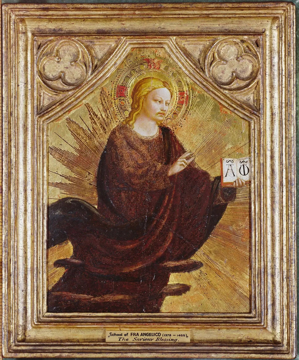 Bénédiction du Rédempteur - Fra Angelico image 1 reproduction artisanale de tableau