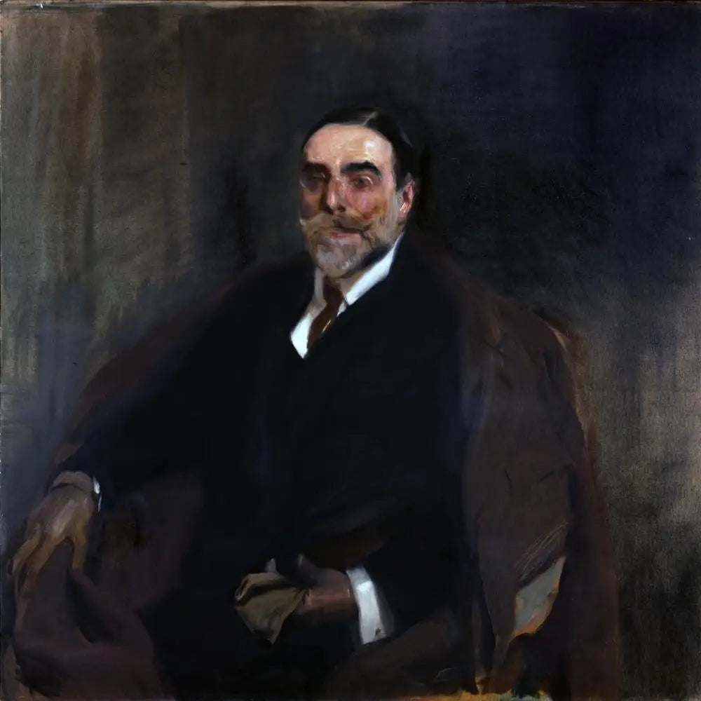 Reproduction du tableau « Benigno de la Vega Inclán et Flaquer, Marqués de la Vega Inclán - Joaquín Sorolla » par Alpha Reproduction en peinture à l’huile