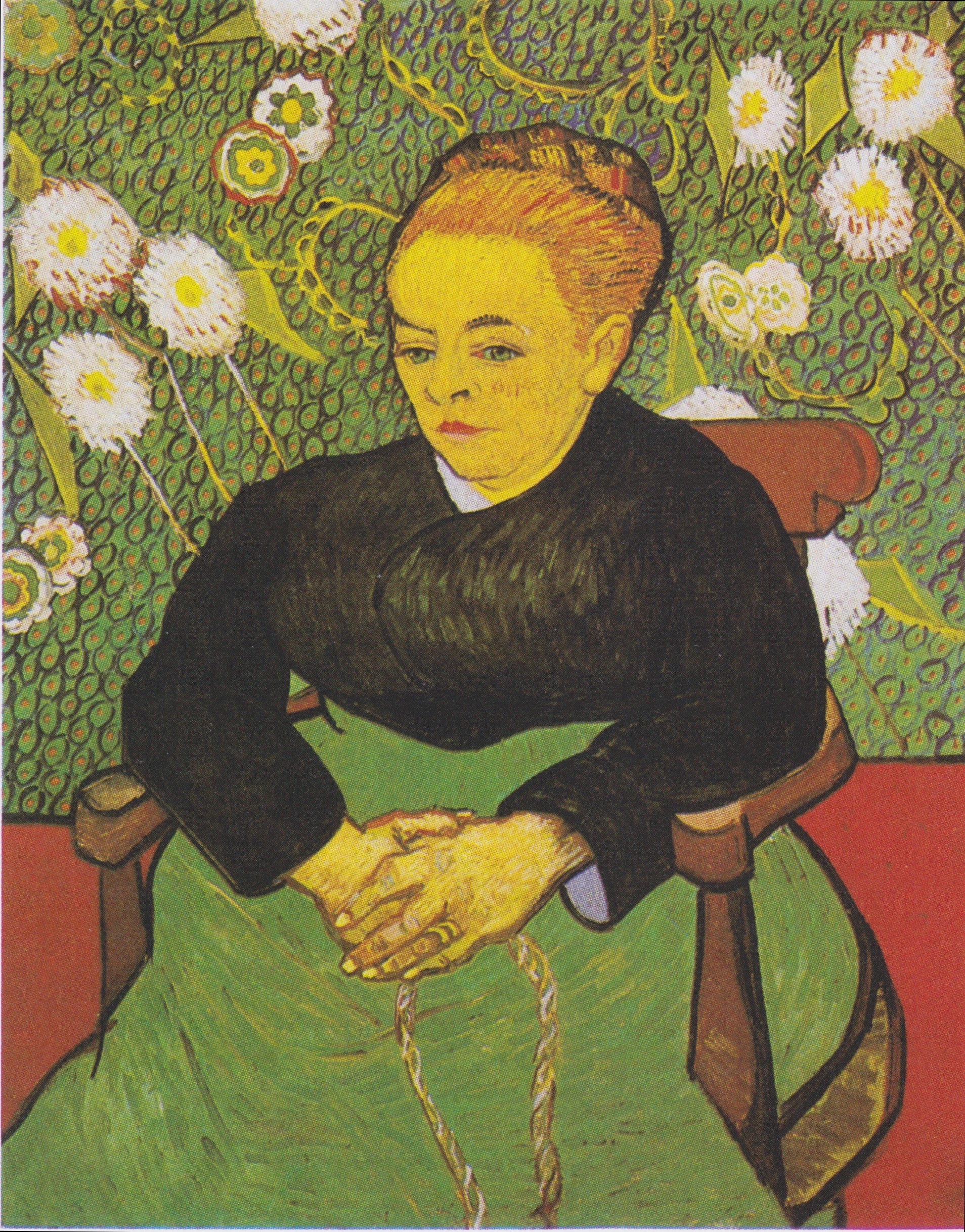 La Berceuse F508 de Vincent van Gogh, Museum of Fine Arts Boston