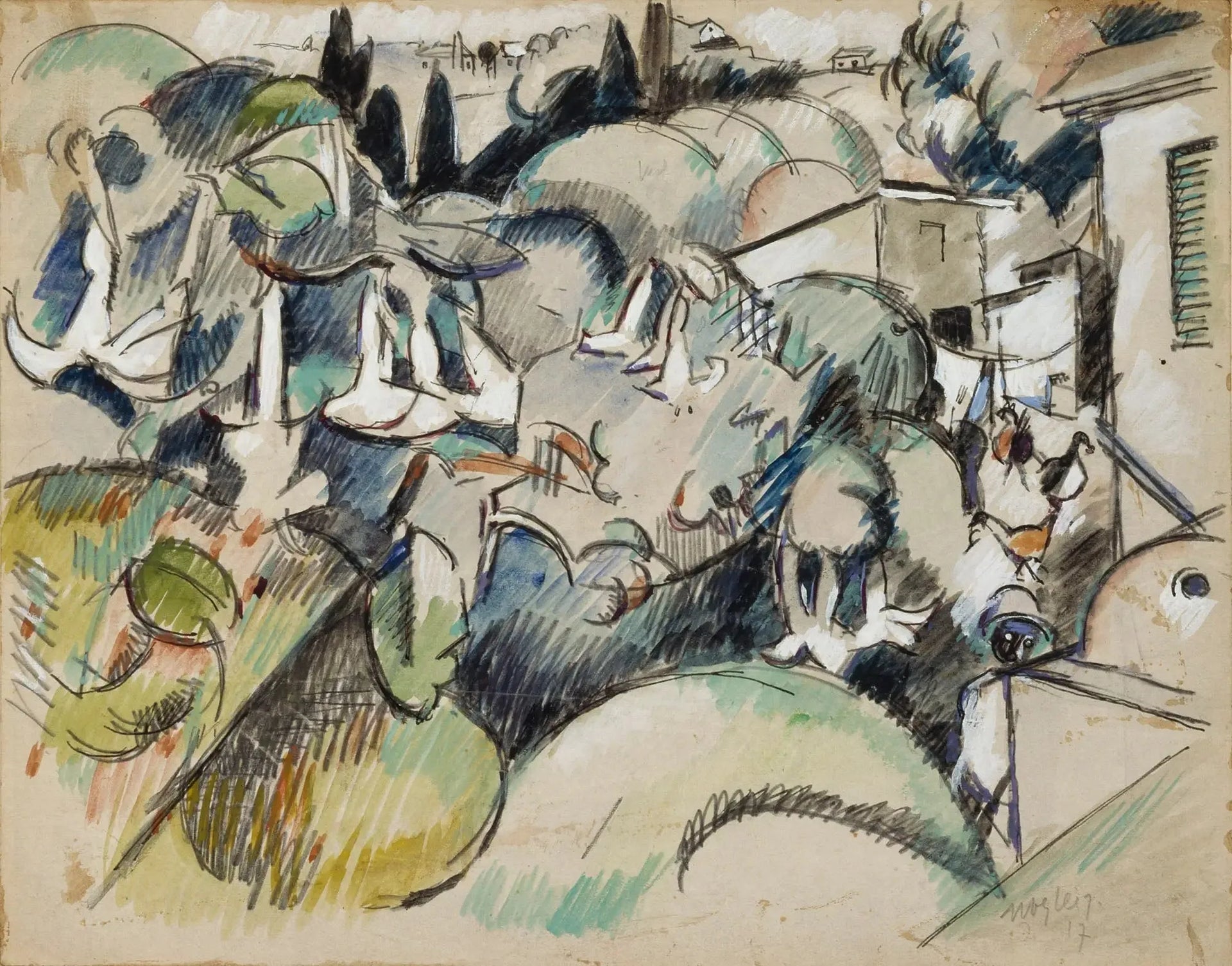 Bermuda - Albert Gleizes image 1 reproduction réalisée par Alpha Reproduction