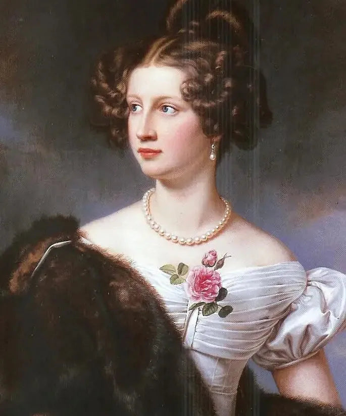 Bildnis der Amalie von Lerchenfeld - Joseph Karl Stieler image 1 tableau peint à l’huile sur toile