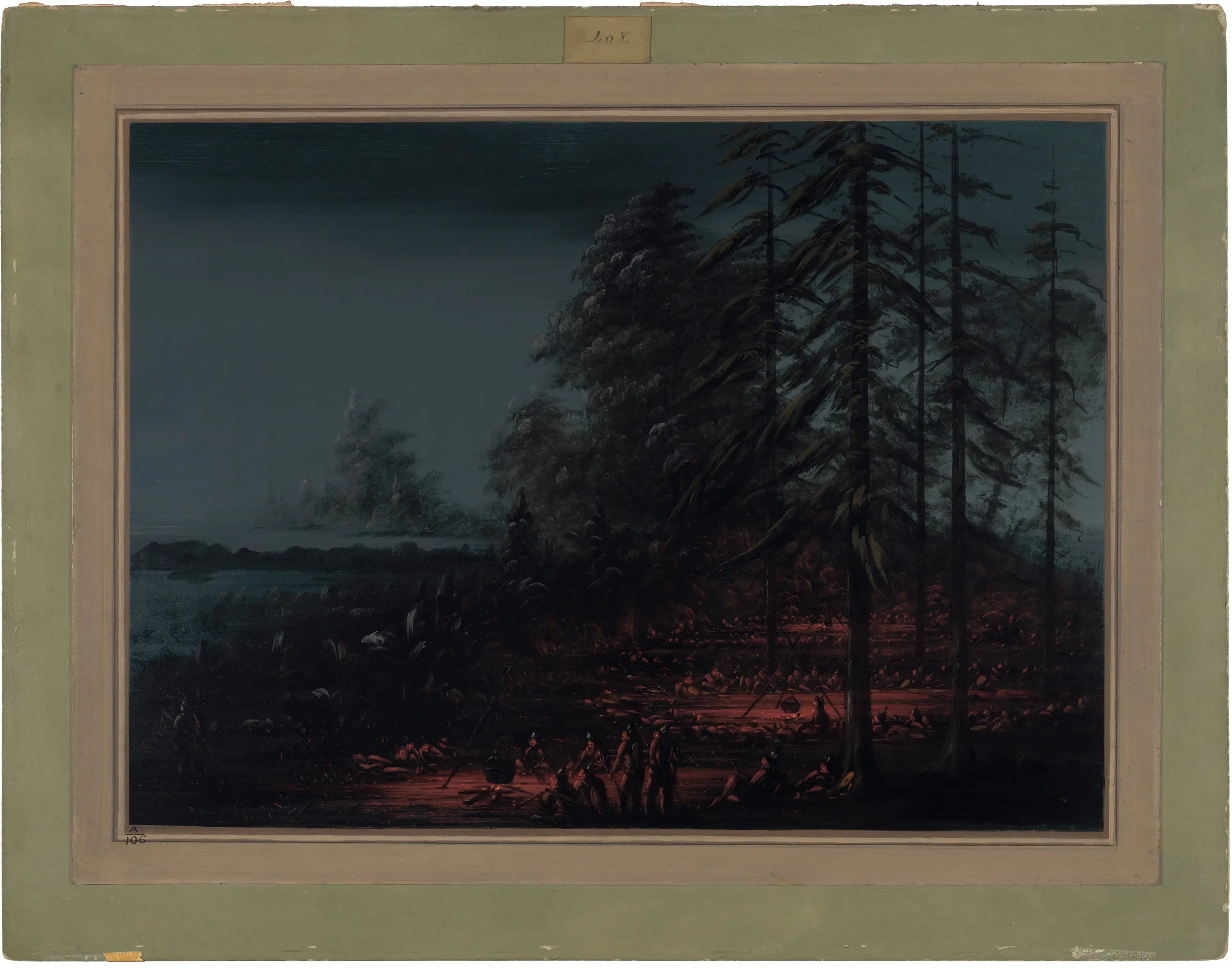 Bivouac d’un groupe de guerre sioux - George Catlin - Alpha Reproduction