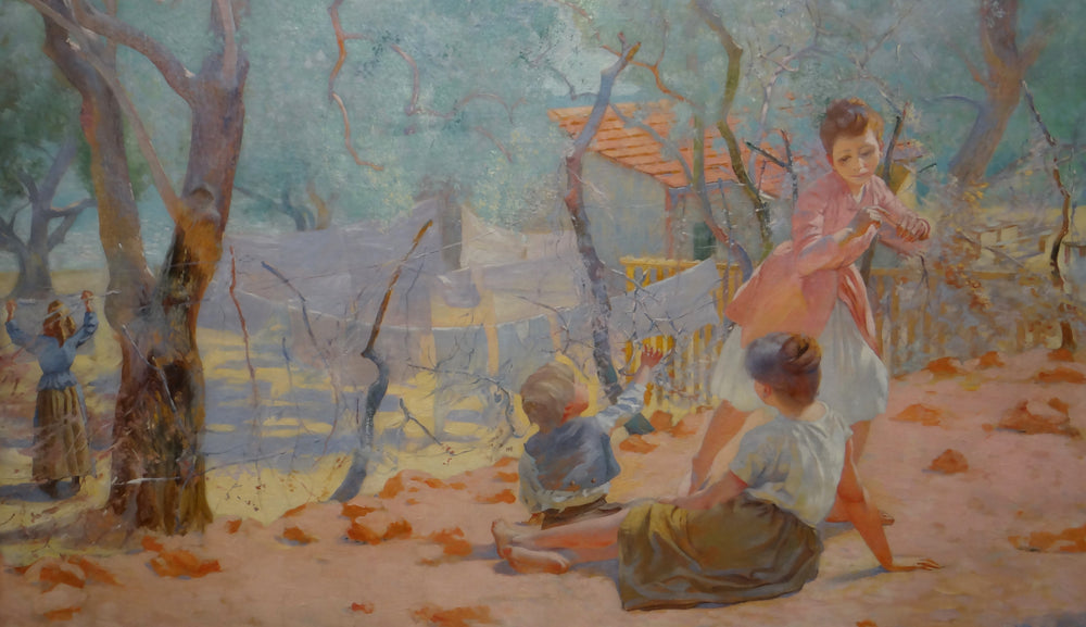 Blanchisseuses en Provence - Henri-Edmond Cross - Alpha Reproduction