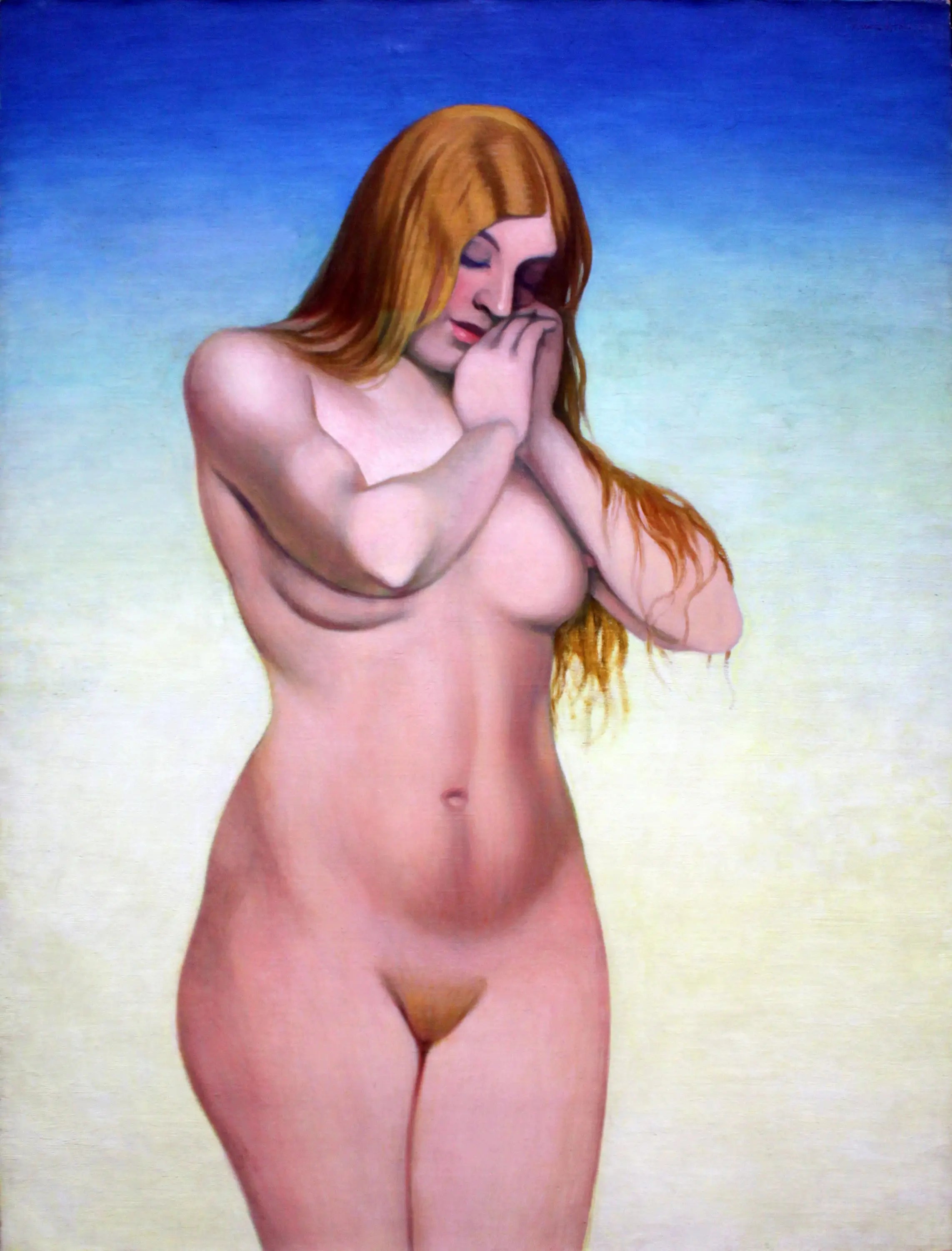 Blonde nue - Félix Vallotton image 1 reproduction réalisée par Alpha Reproduction