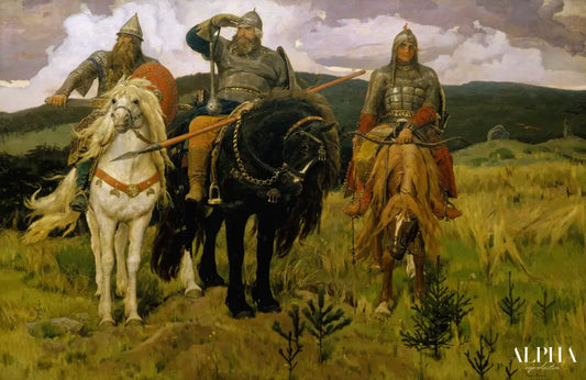 Bogatyrs - Viktor Vasnetsov - Reproductions de tableaux et peintures haut de gamme