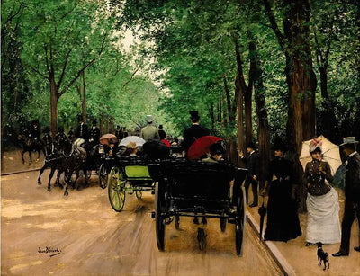 Bois de Boulogne - Jean Béraud - Alpha Reproduction