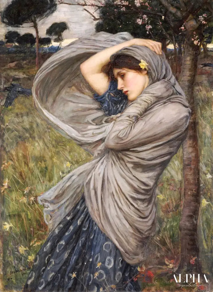 Borée - John William Waterhouse Reproductions de tableaux à la peinture à l’huile