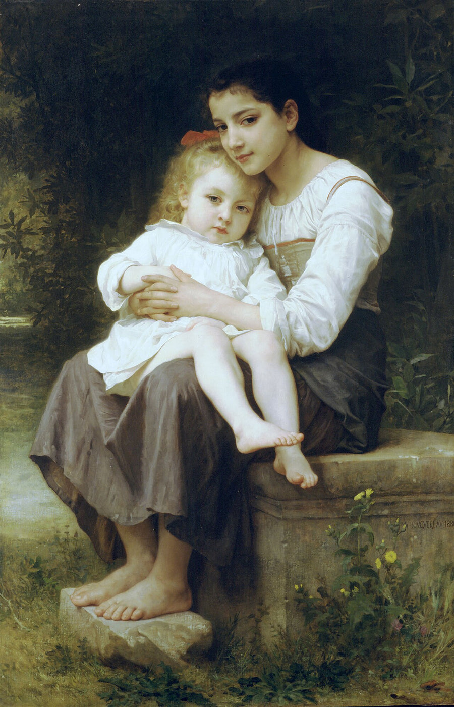 La Sœur aînée (1886) de William-Adolphe Bouguereau