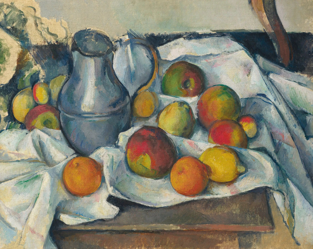 Bouilloire et fruits - Paul Cézanne image 1 reproduction d’œuvre d’art à l’huile