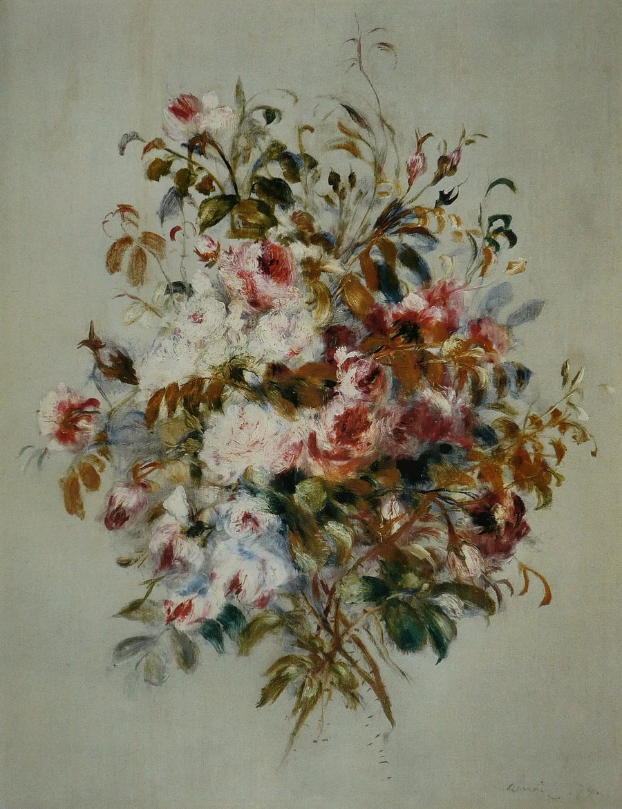 باقة من الورود - بيير-أوغست رينوار